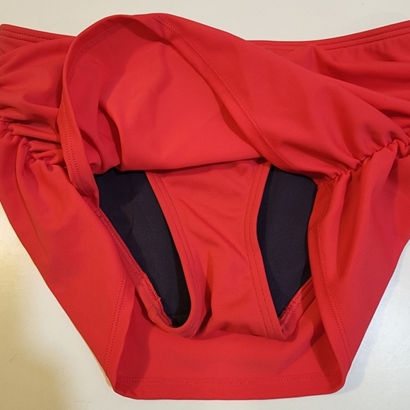 VICTORIA'S SECRET Red Mini Skirt Bikini Bottom size XS - Picture 6 of 8